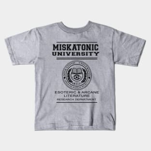 Miskatonic University Literature department - HP Lovecraft Kids T-Shirt